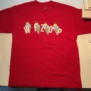 red cookies t shirt